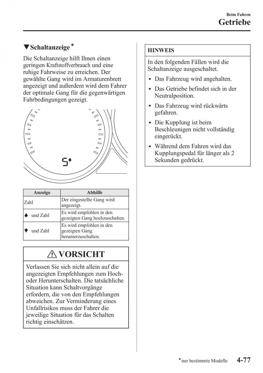 manual Mazda CX 5 Mazda CX 5 Handbuch / page 227