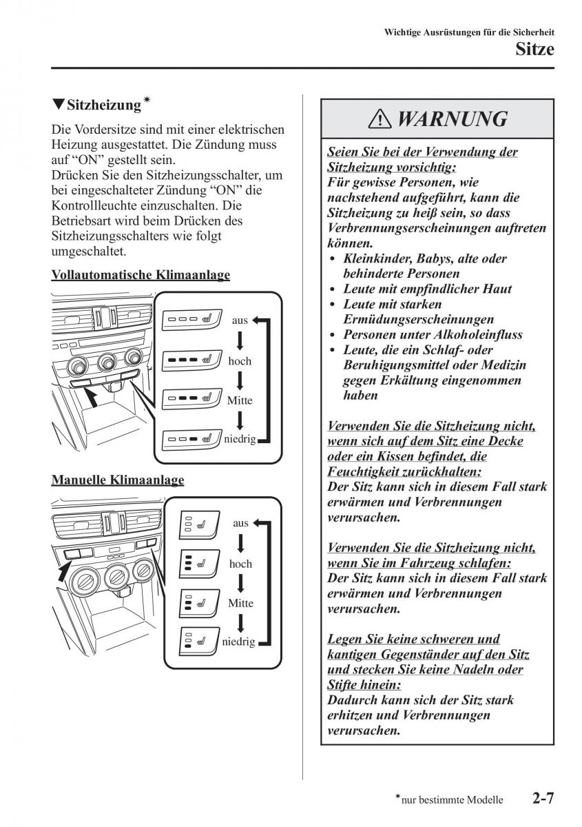 manual Mazda CX 5 Mazda CX 5 Handbuch / page 23