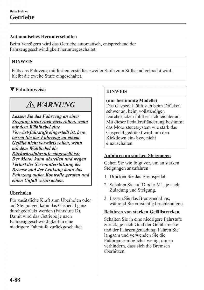 manual Mazda CX 5 Mazda CX 5 Handbuch / page 238