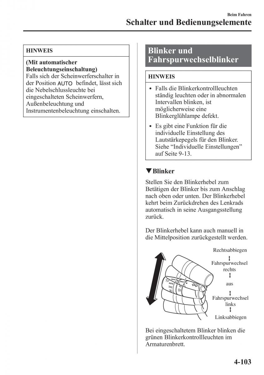 manual Mazda CX 5 Mazda CX 5 Handbuch / page 253