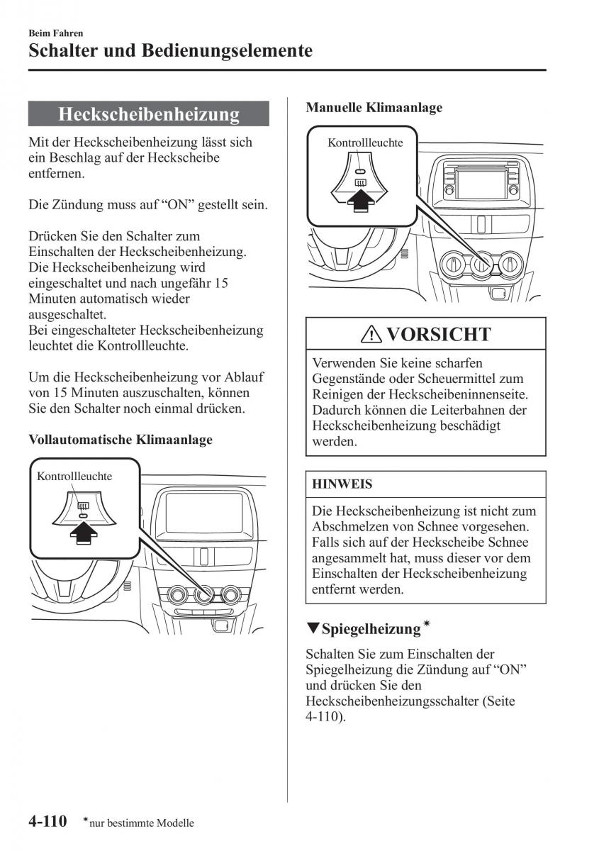 manual Mazda CX 5 Mazda CX 5 Handbuch / page 260