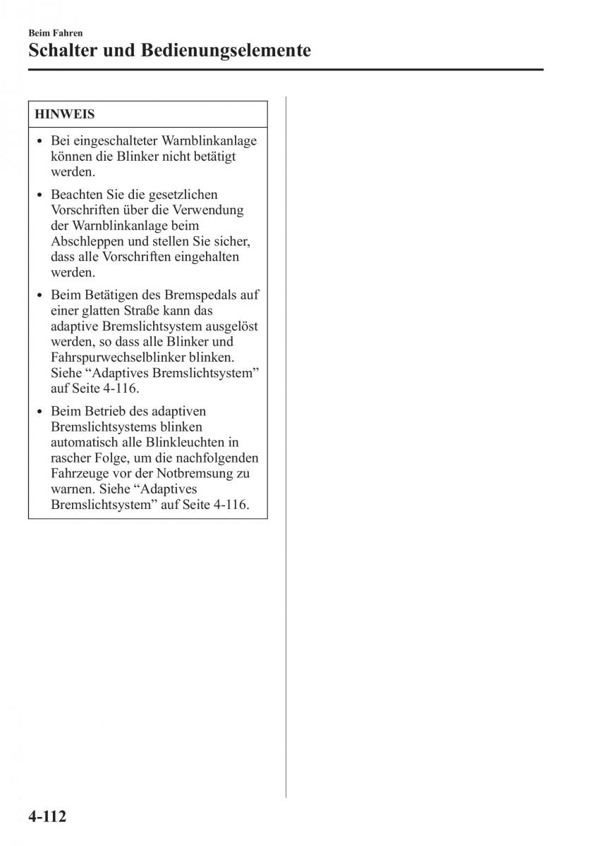 manual Mazda CX 5 Mazda CX 5 Handbuch / page 262