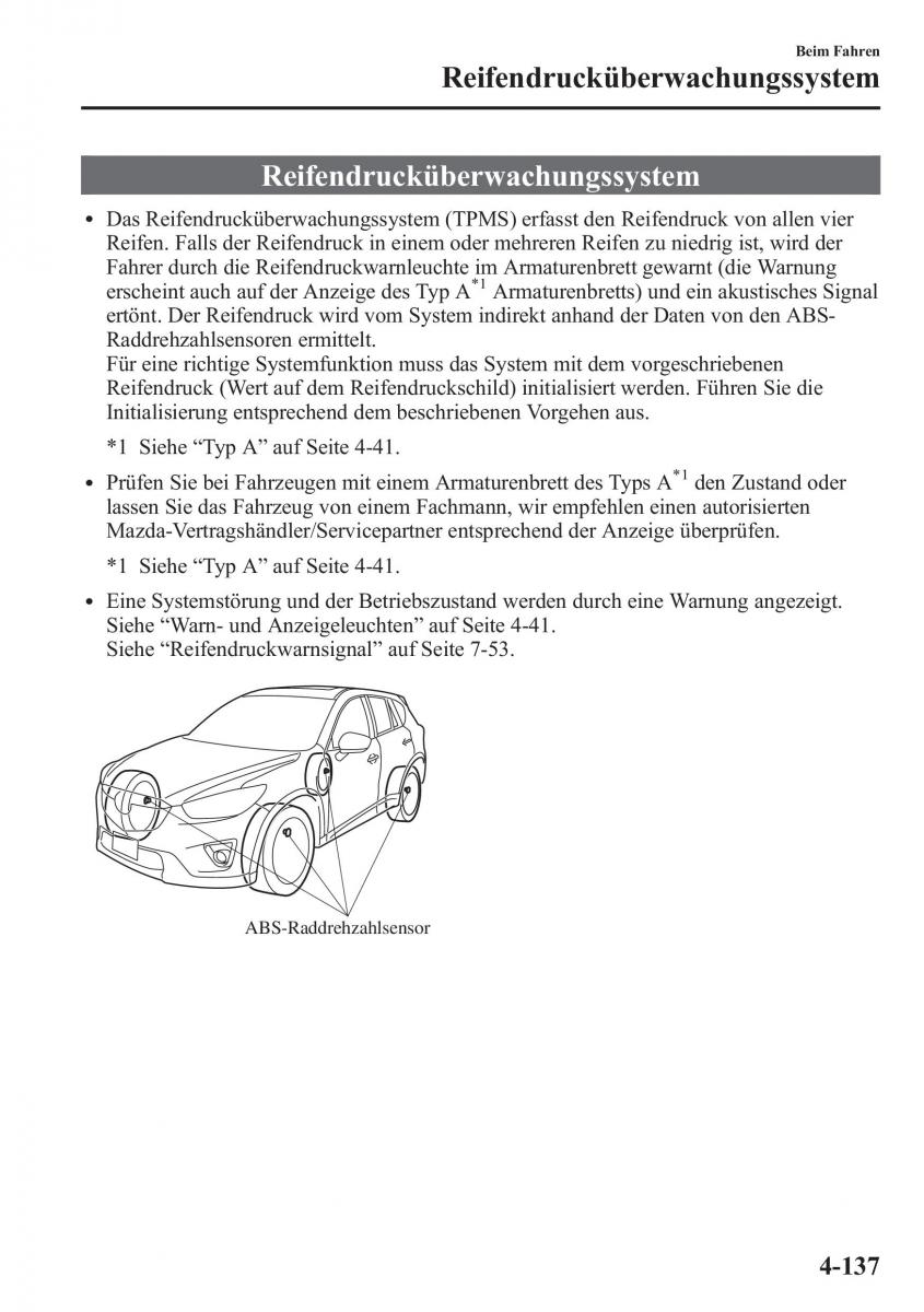 Mazda CX 5 Handbuch / page 287