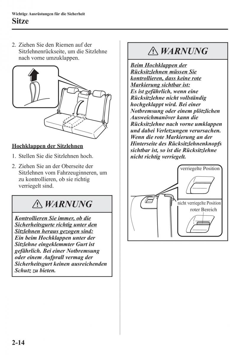 manual Mazda CX 5 Mazda CX 5 Handbuch / page 30