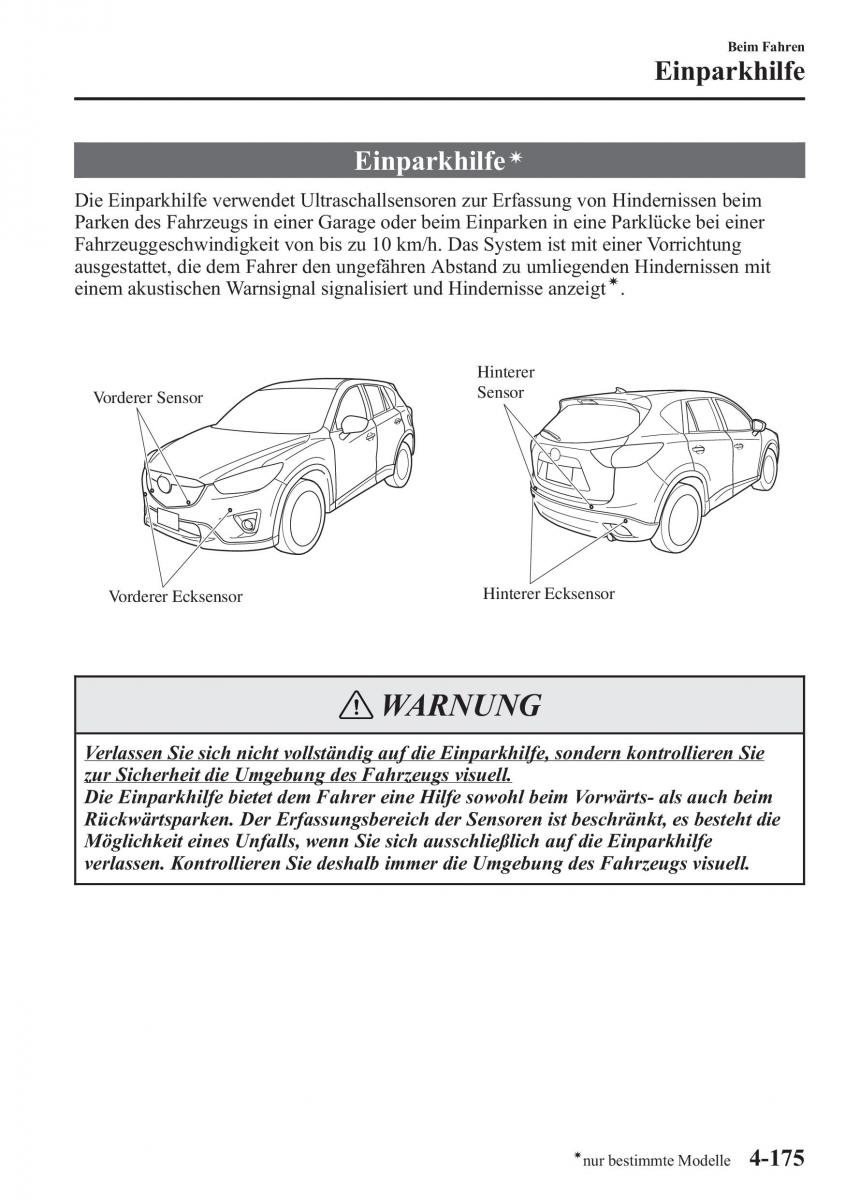 Mazda CX 5 Handbuch / page 325