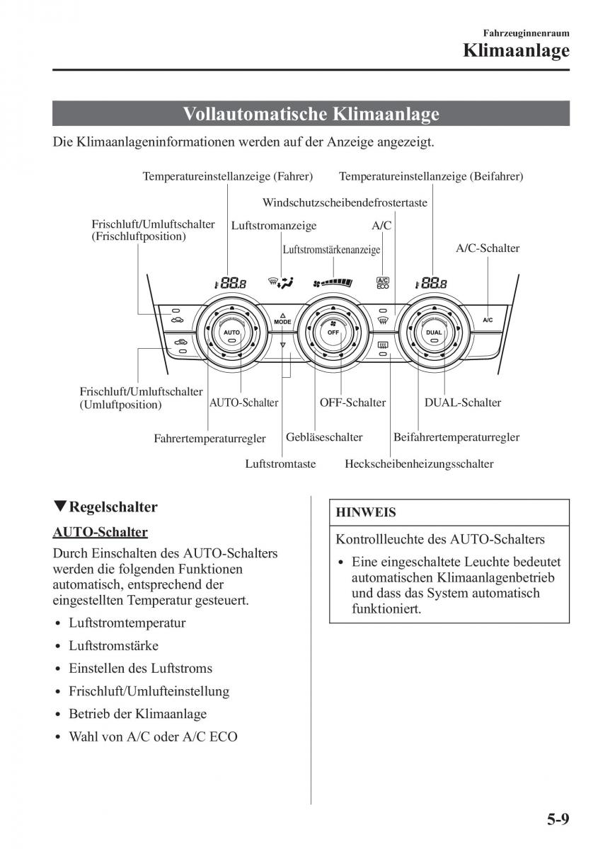 Mazda CX 5 Handbuch / page 343