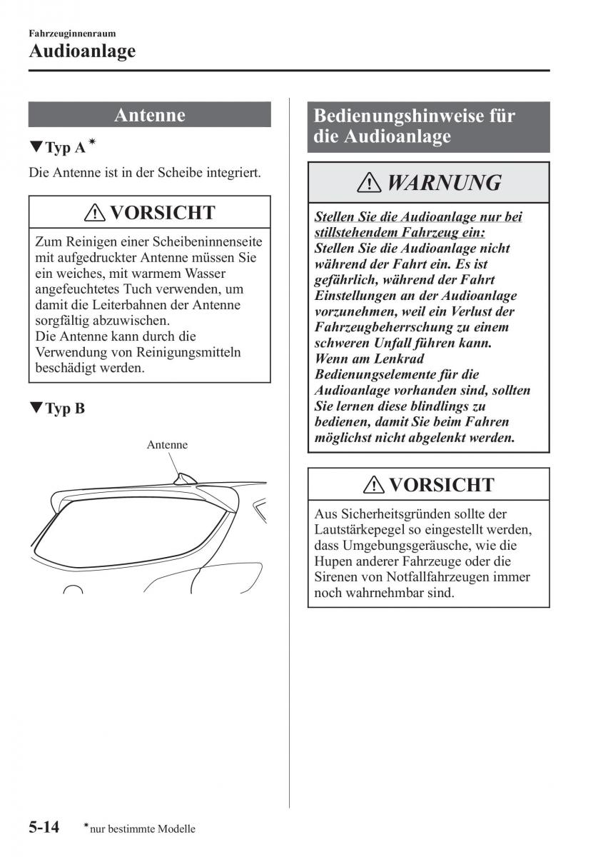 Mazda CX 5 Handbuch / page 348