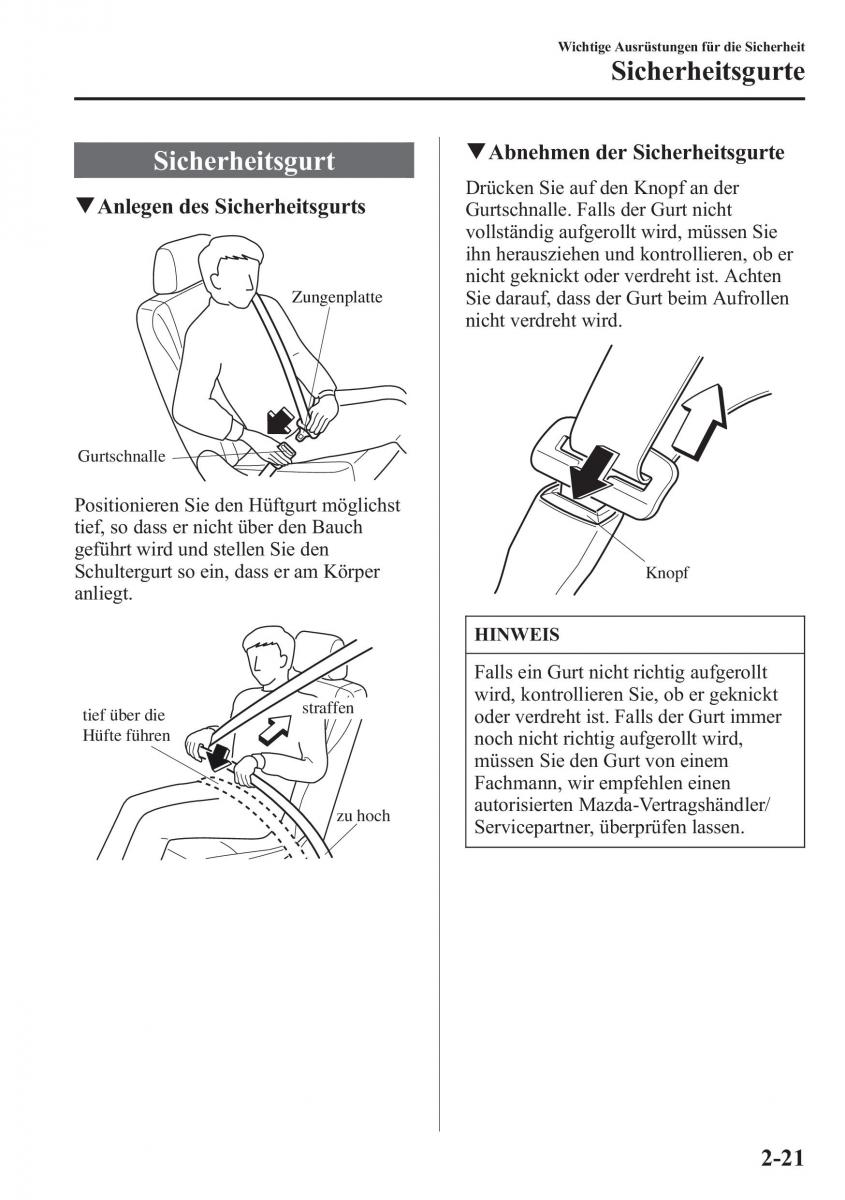 manual Mazda CX 5 Mazda CX 5 Handbuch / page 37