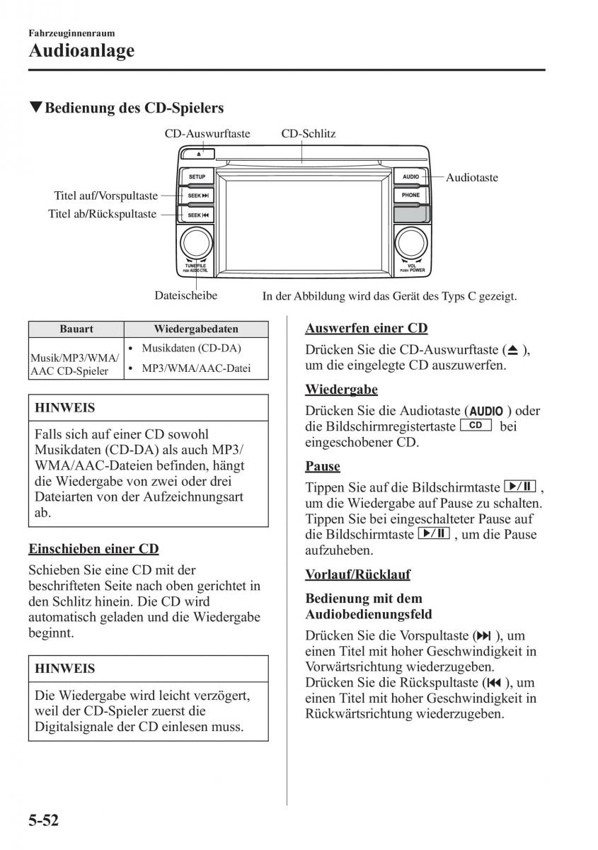 Mazda CX 5 Handbuch / page 386