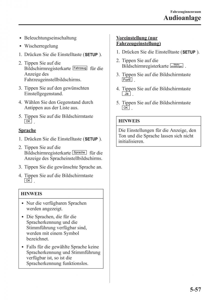 Mazda CX 5 Handbuch / page 391