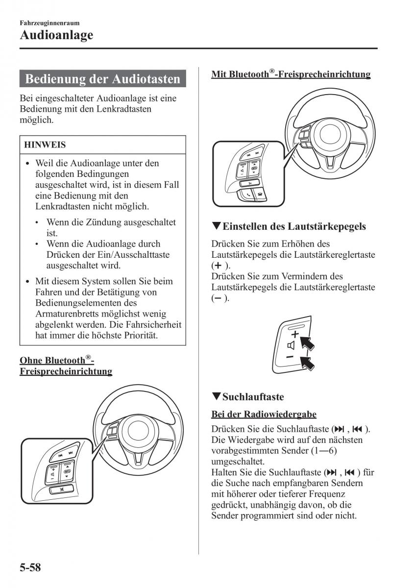 Mazda CX 5 Handbuch / page 392