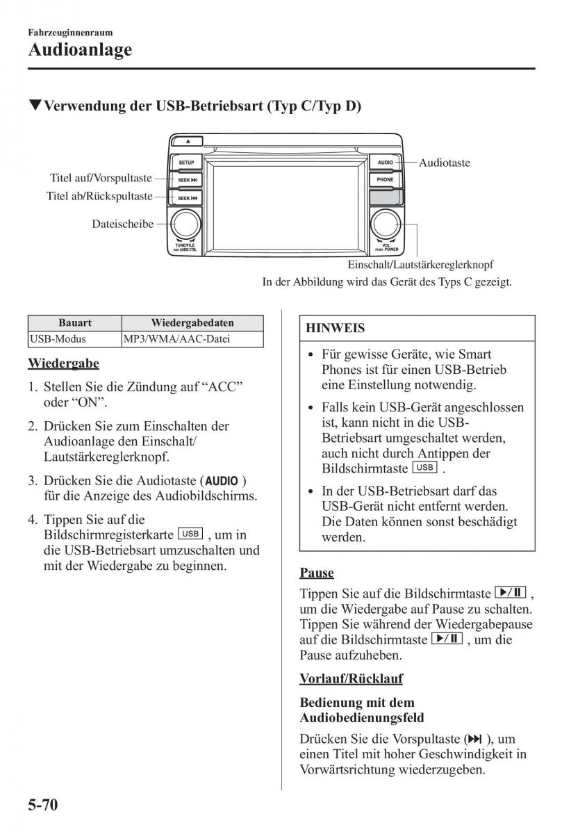 Mazda CX 5 Handbuch / page 404