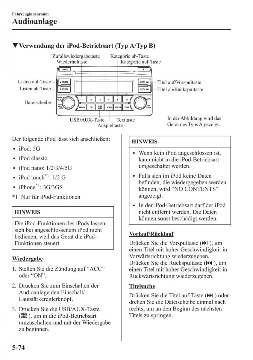 Mazda CX 5 Handbuch / page 408