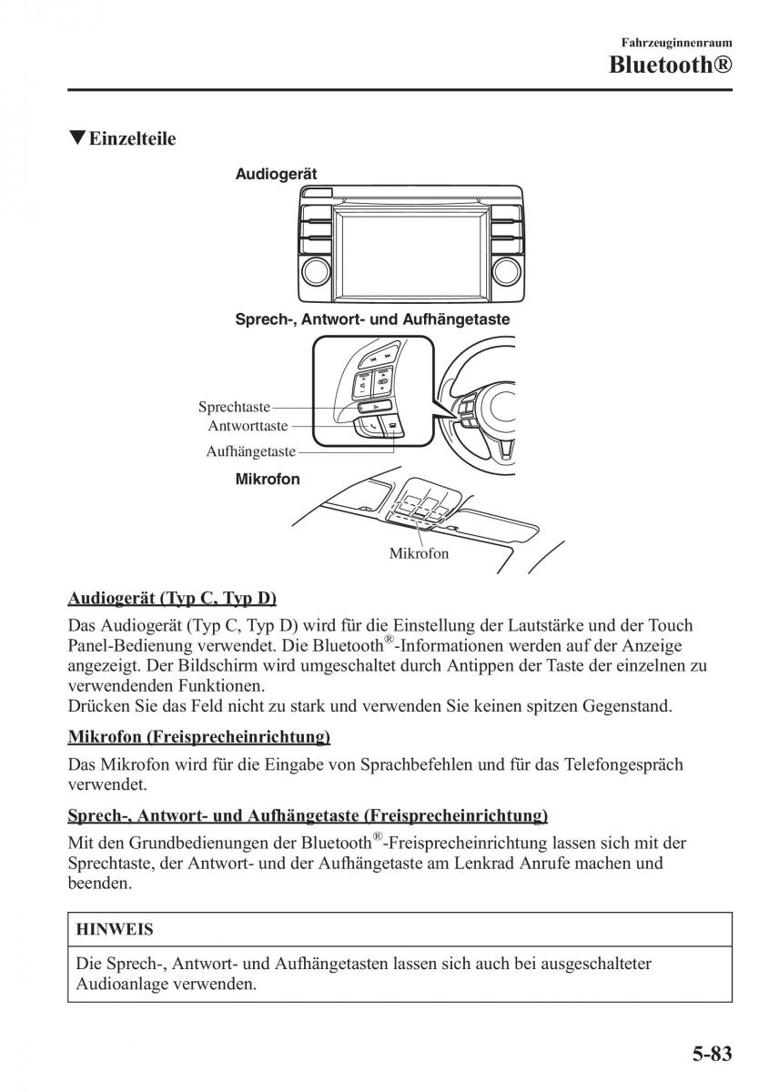 Mazda CX 5 Handbuch / page 417