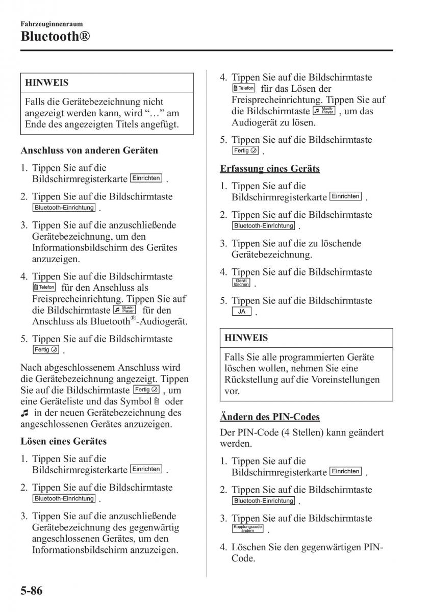 Mazda CX 5 Handbuch / page 420