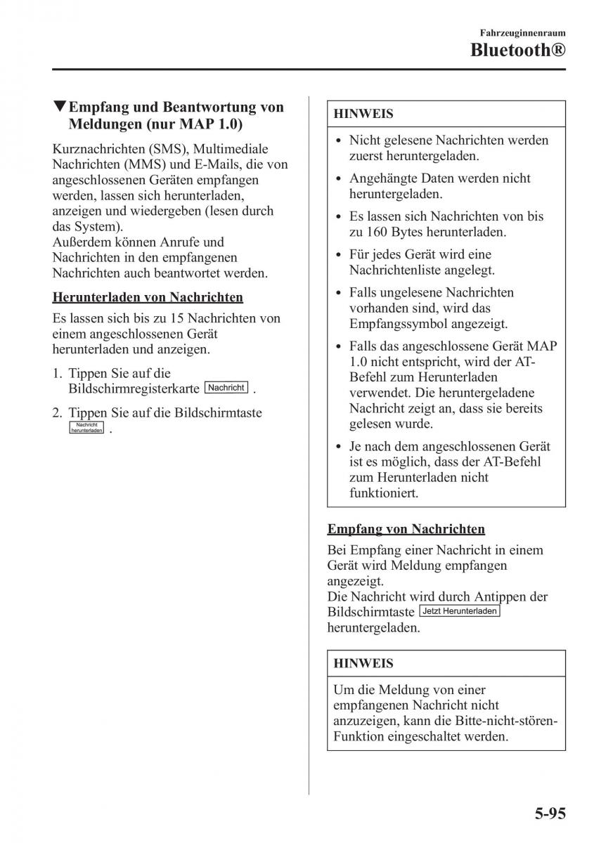 Mazda CX 5 Handbuch / page 429