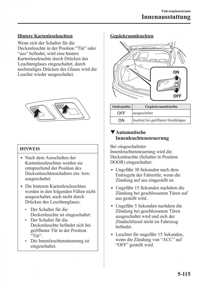 manual Mazda CX 5 Mazda CX 5 Handbuch / page 449