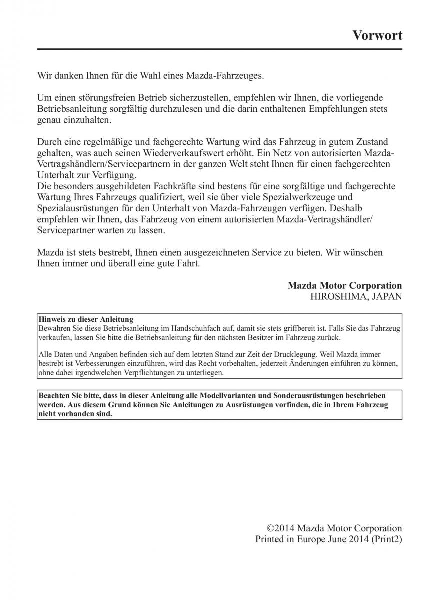 manual Mazda CX 5 Mazda CX 5 Handbuch / page 5