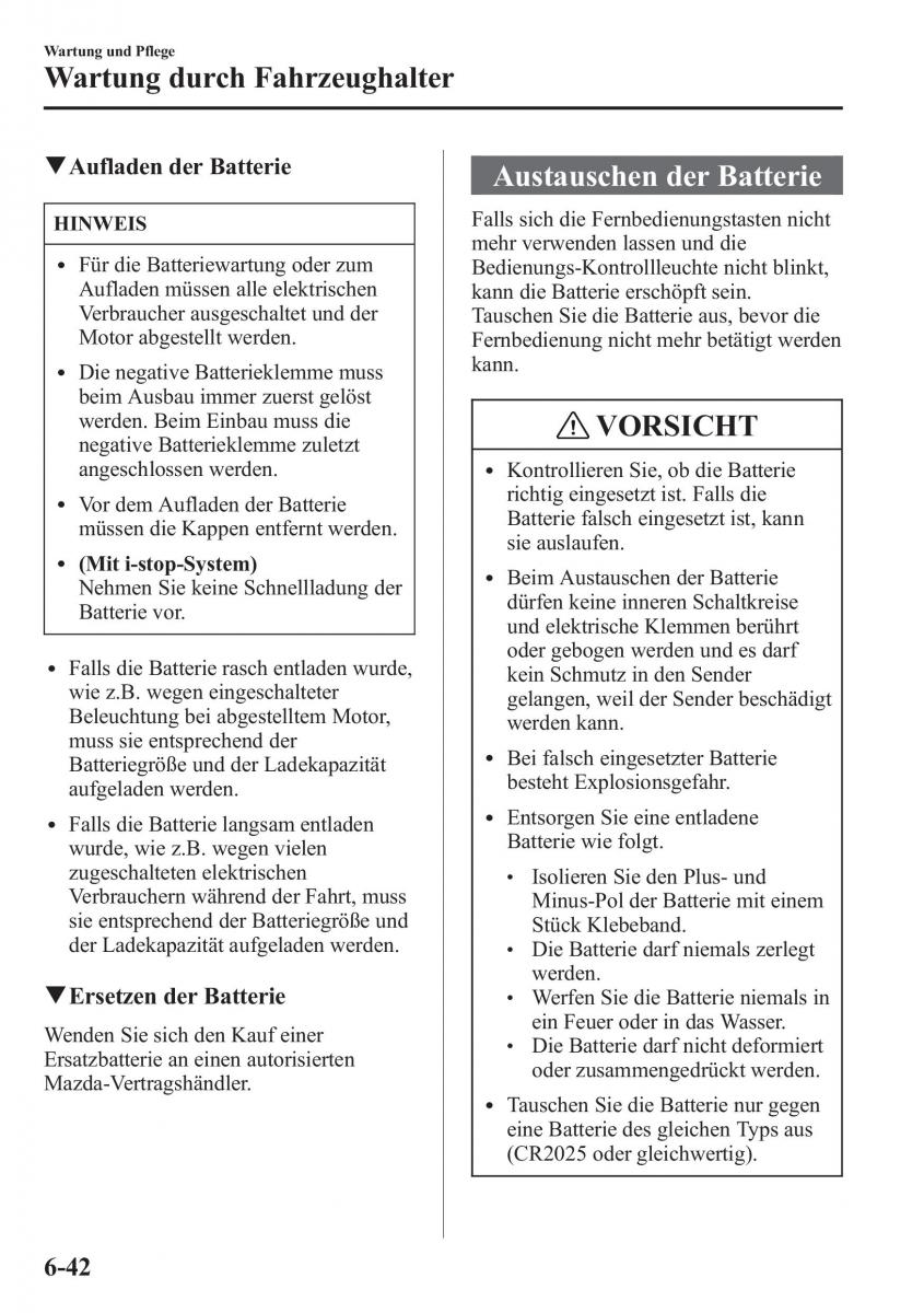 manual Mazda CX 5 Mazda CX 5 Handbuch / page 502