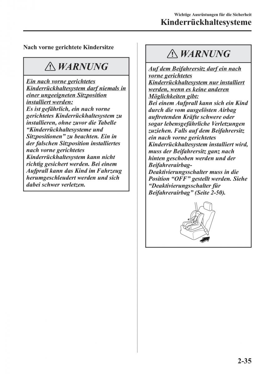 manual Mazda CX 5 Mazda CX 5 Handbuch / page 51