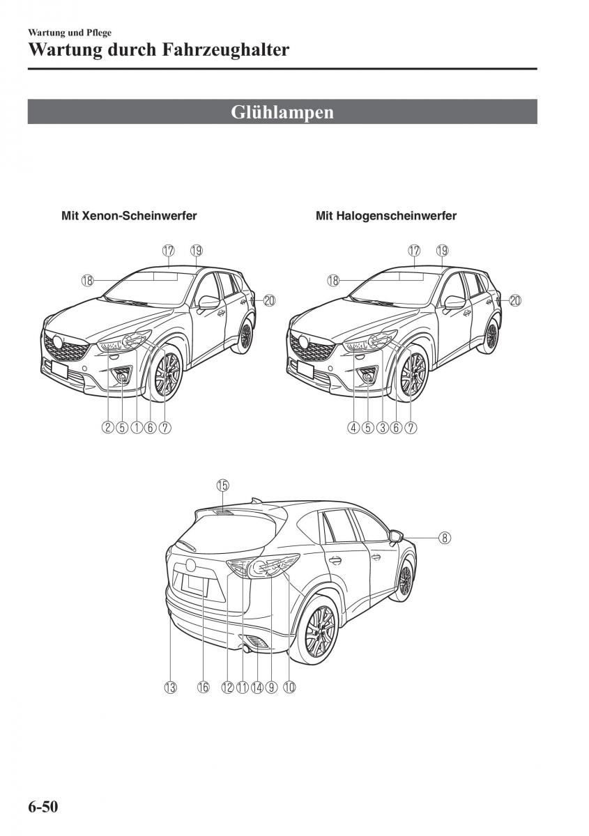 manual Mazda CX 5 Mazda CX 5 Handbuch / page 510