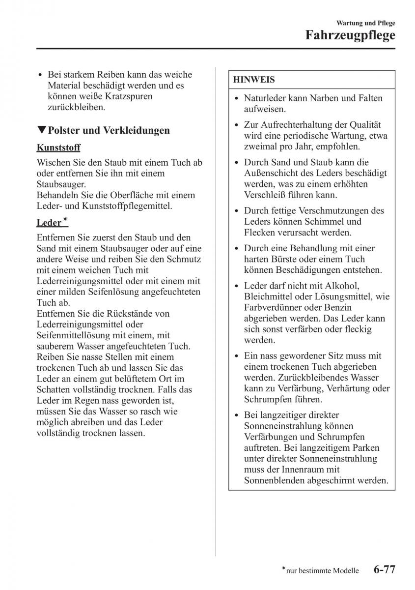 manual Mazda CX 5 Mazda CX 5 Handbuch / page 537