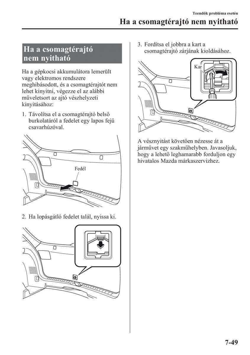 Mazda CX 5 Kezelesi utmutato / page 546