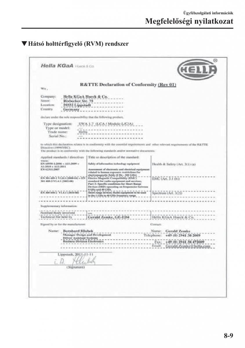 Mazda CX 5 Kezelesi utmutato / page 556