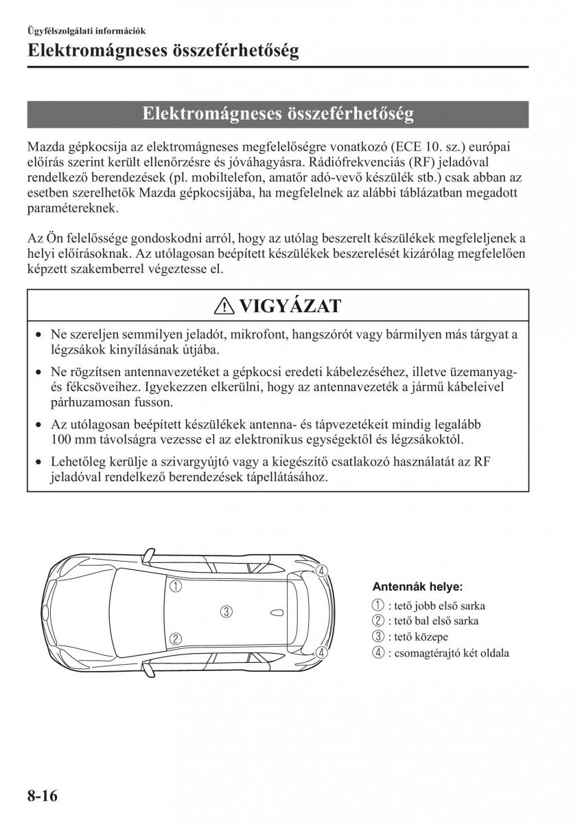 Mazda CX 5 Kezelesi utmutato / page 563