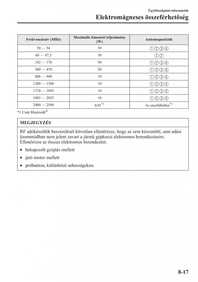 Mazda CX 5 Kezelesi utmutato / page 564