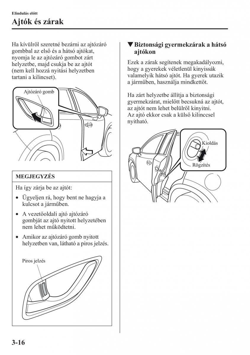 Mazda CX 5 Kezelesi utmutato / page 89