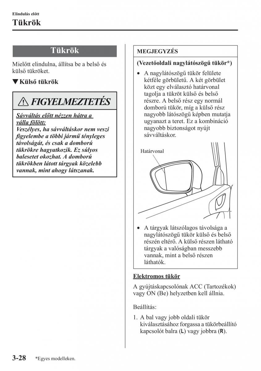 Mazda CX 5 Kezelesi utmutato / page 101