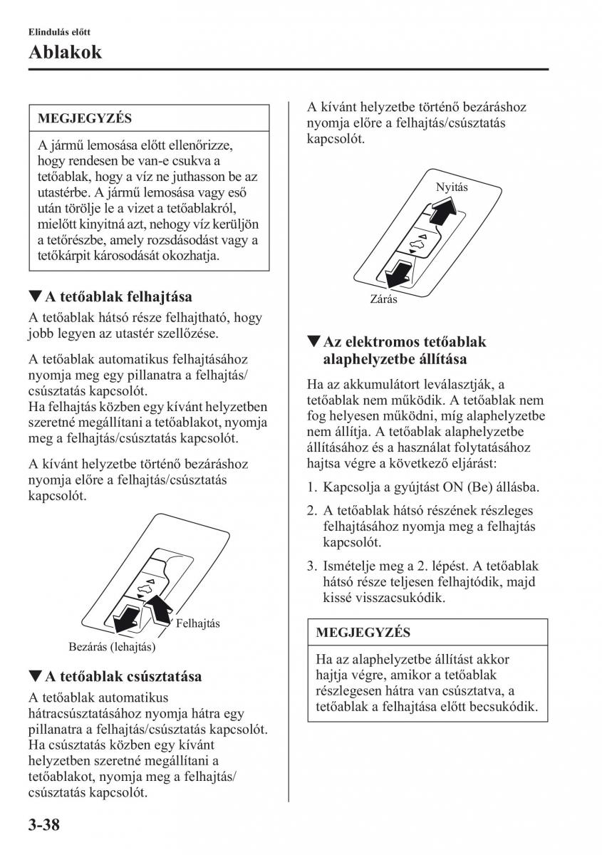 Mazda CX 5 Kezelesi utmutato / page 111