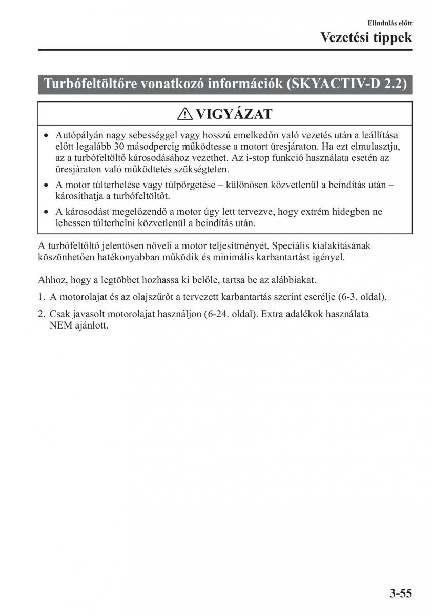 Mazda CX 5 Kezelesi utmutato / page 128