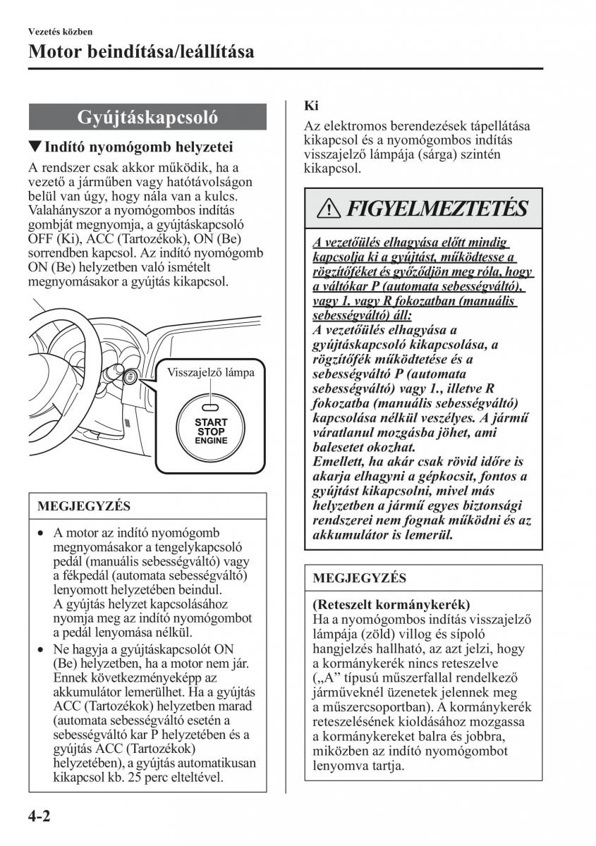 Mazda CX 5 Kezelesi utmutato / page 139