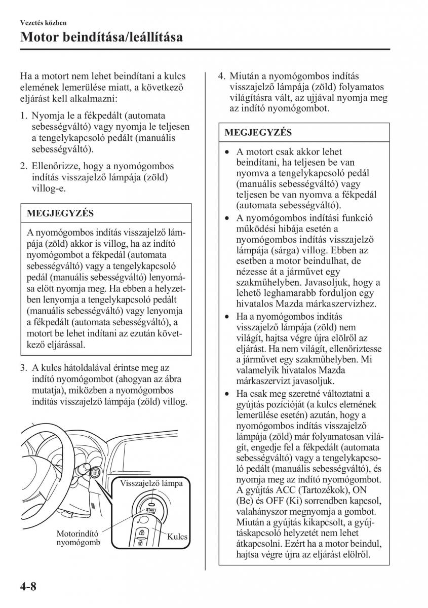 Mazda CX 5 Kezelesi utmutato / page 145