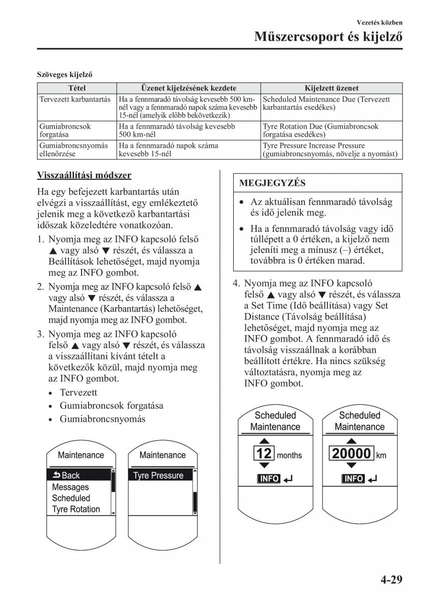 Mazda CX 5 Kezelesi utmutato / page 166