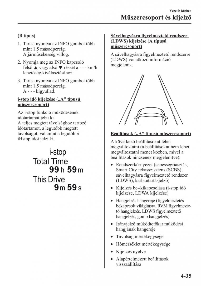 Mazda CX 5 Kezelesi utmutato / page 172