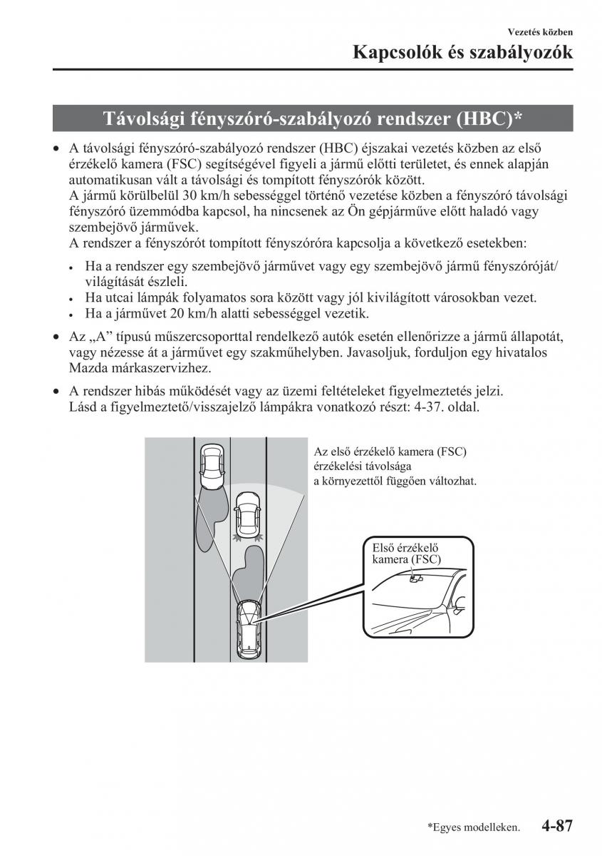 Mazda CX 5 Kezelesi utmutato / page 224