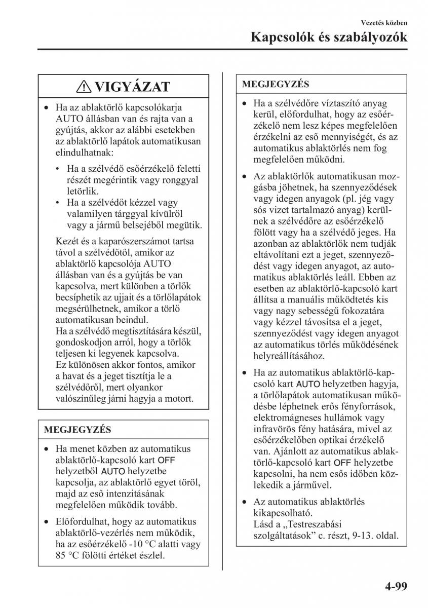 Mazda CX 5 Kezelesi utmutato / page 236