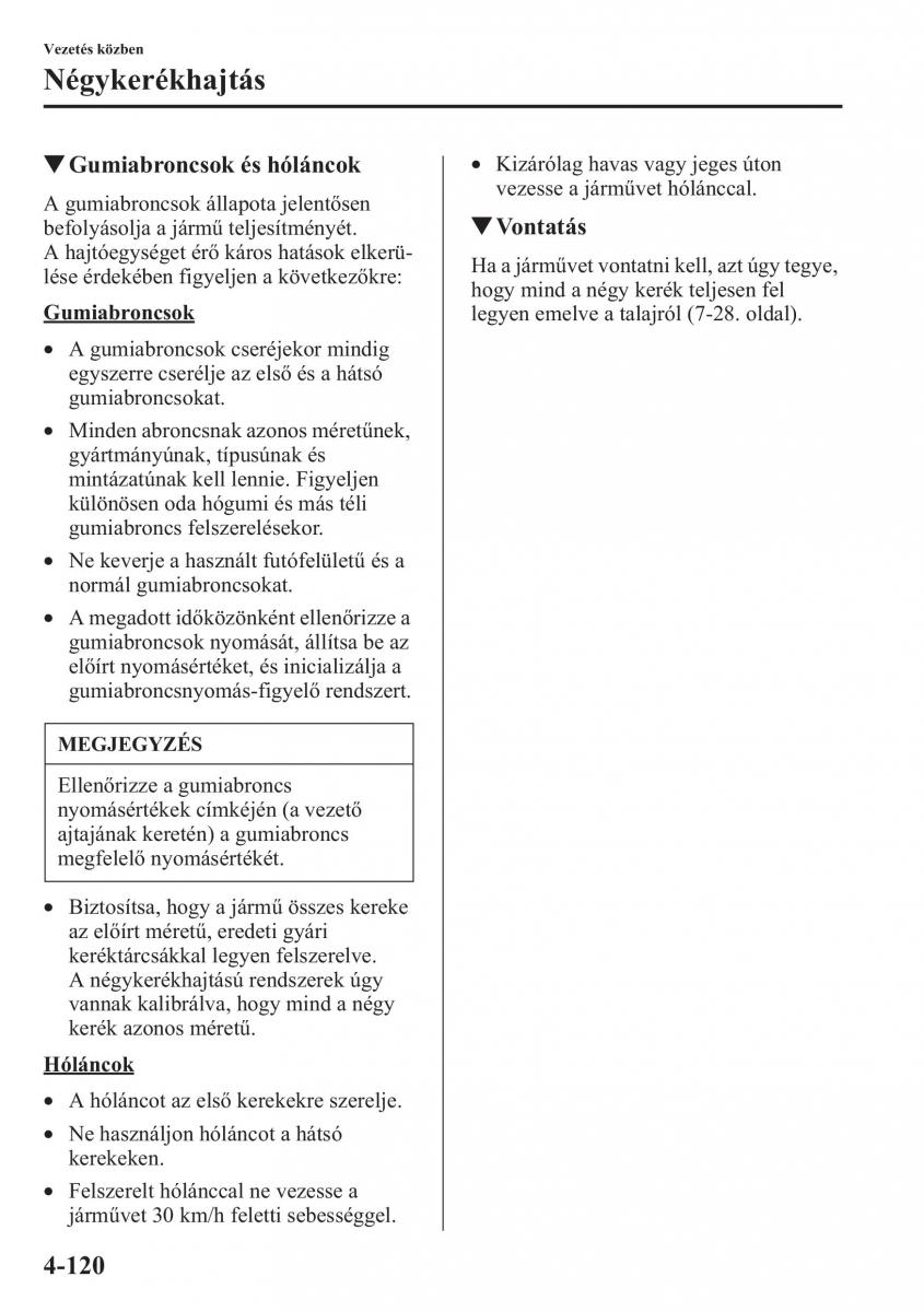 Mazda CX 5 Kezelesi utmutato / page 257