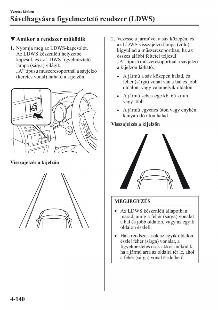 Mazda CX 5 Kezelesi utmutato / page 277