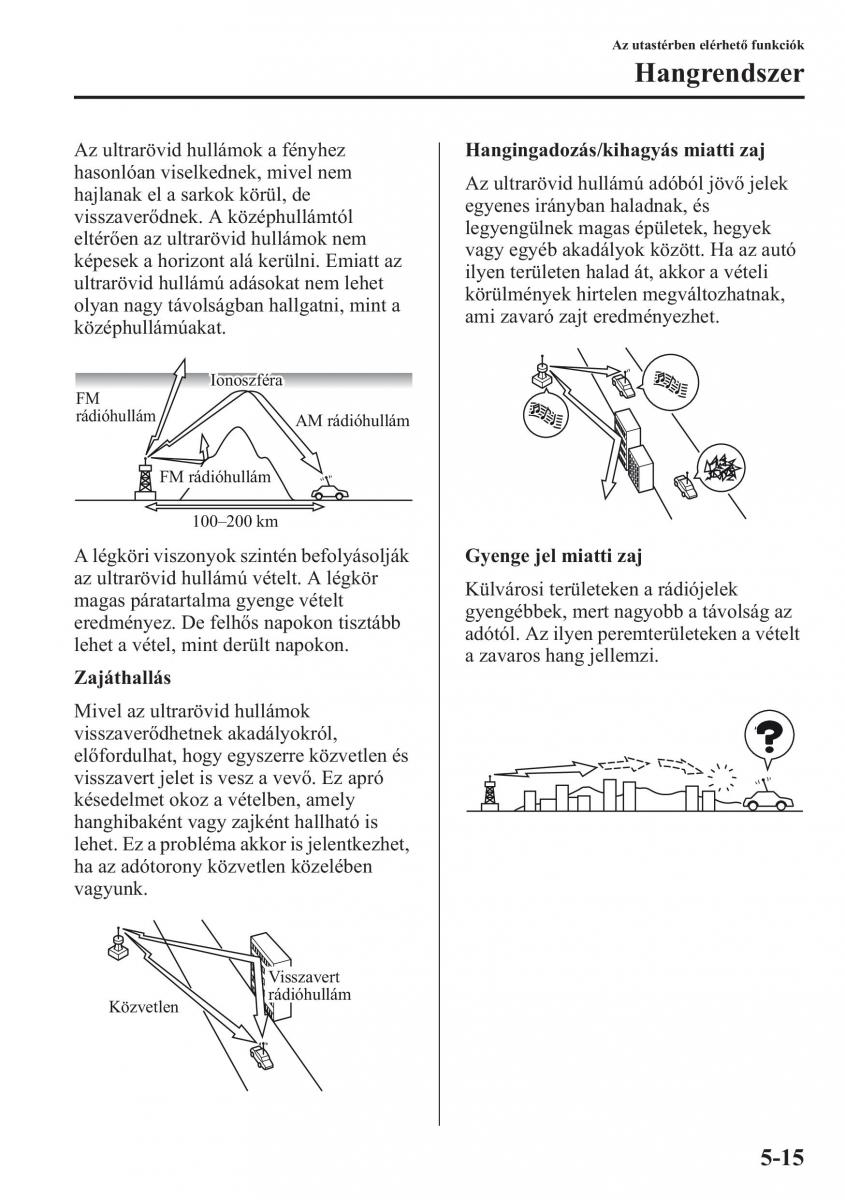 Mazda CX 5 Kezelesi utmutato / page 322