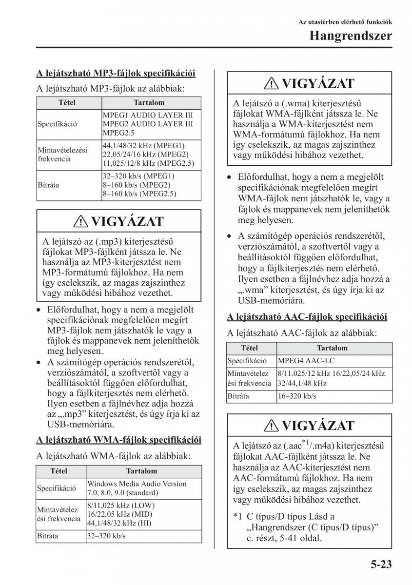 Mazda CX 5 Kezelesi utmutato / page 330