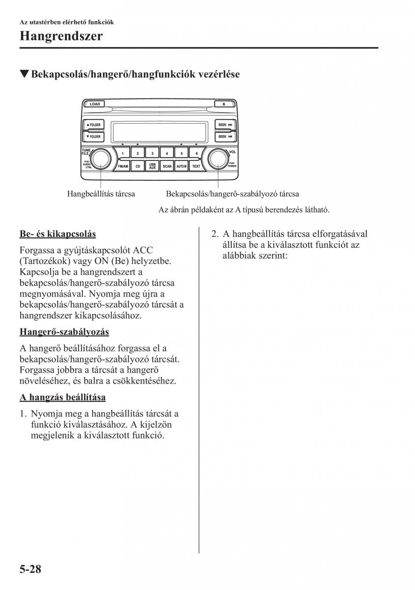 Mazda CX 5 Kezelesi utmutato / page 335