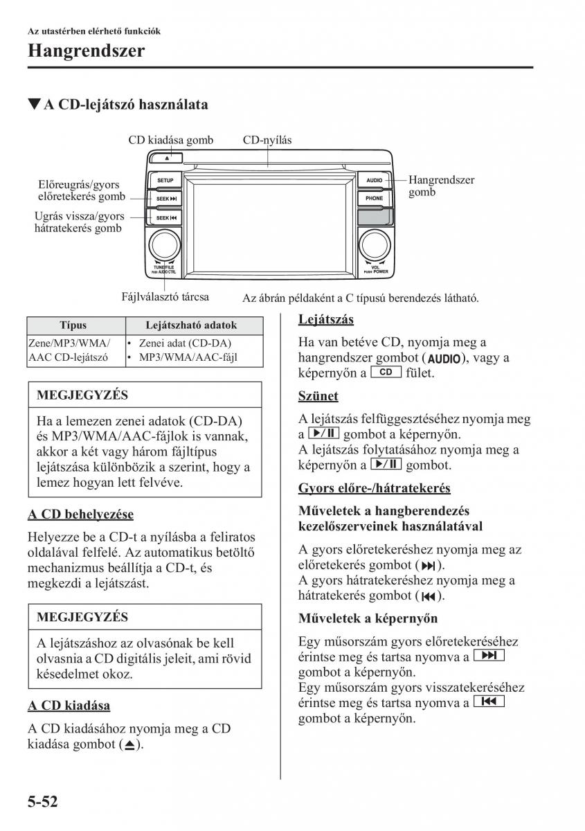 Mazda CX 5 Kezelesi utmutato / page 359