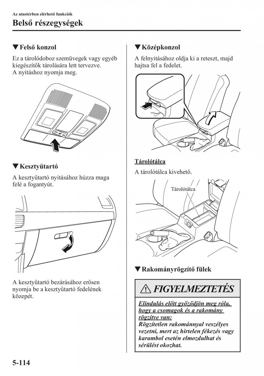 Mazda CX 5 Kezelesi utmutato / page 421