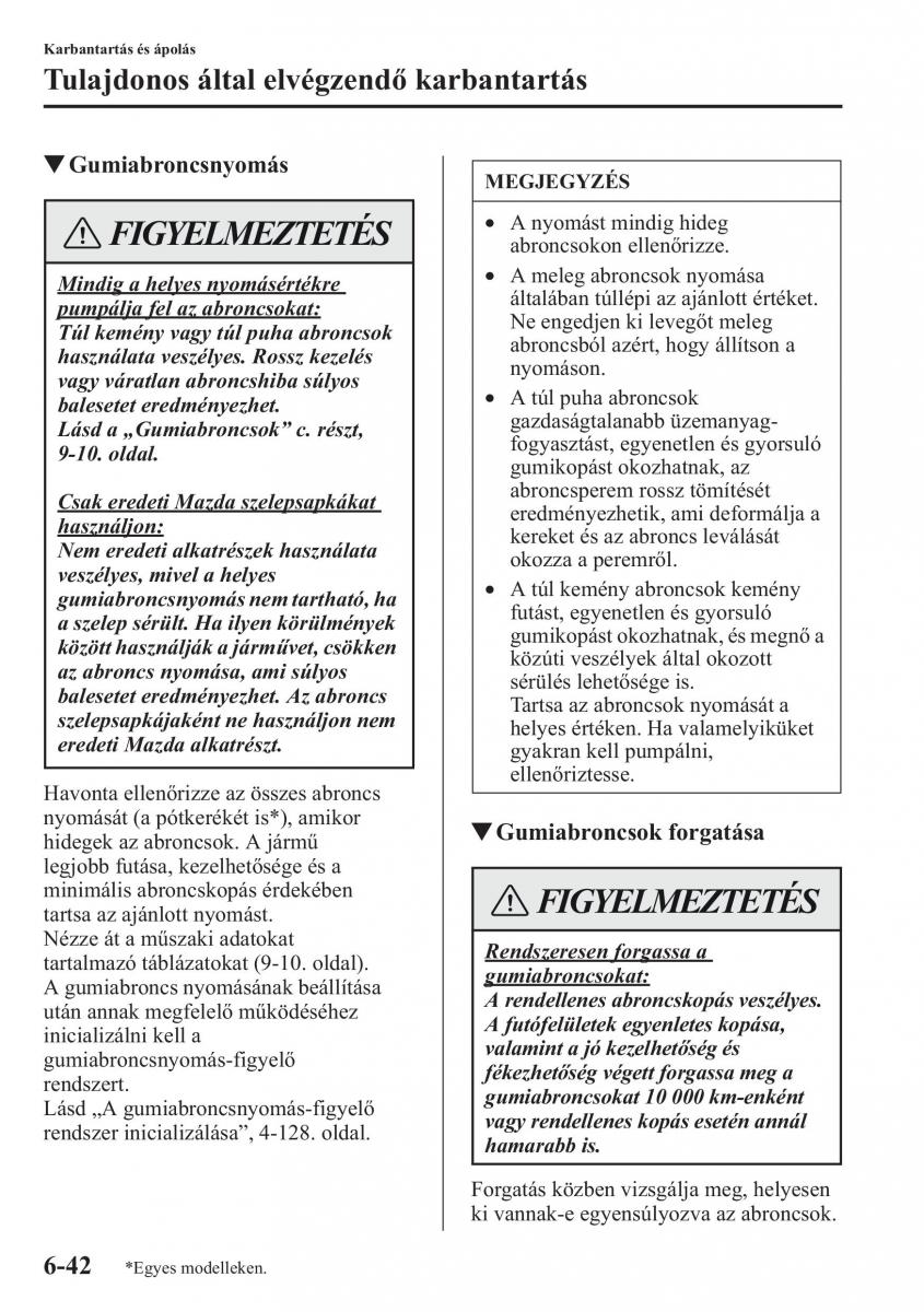 Mazda CX 5 Kezelesi utmutato / page 467