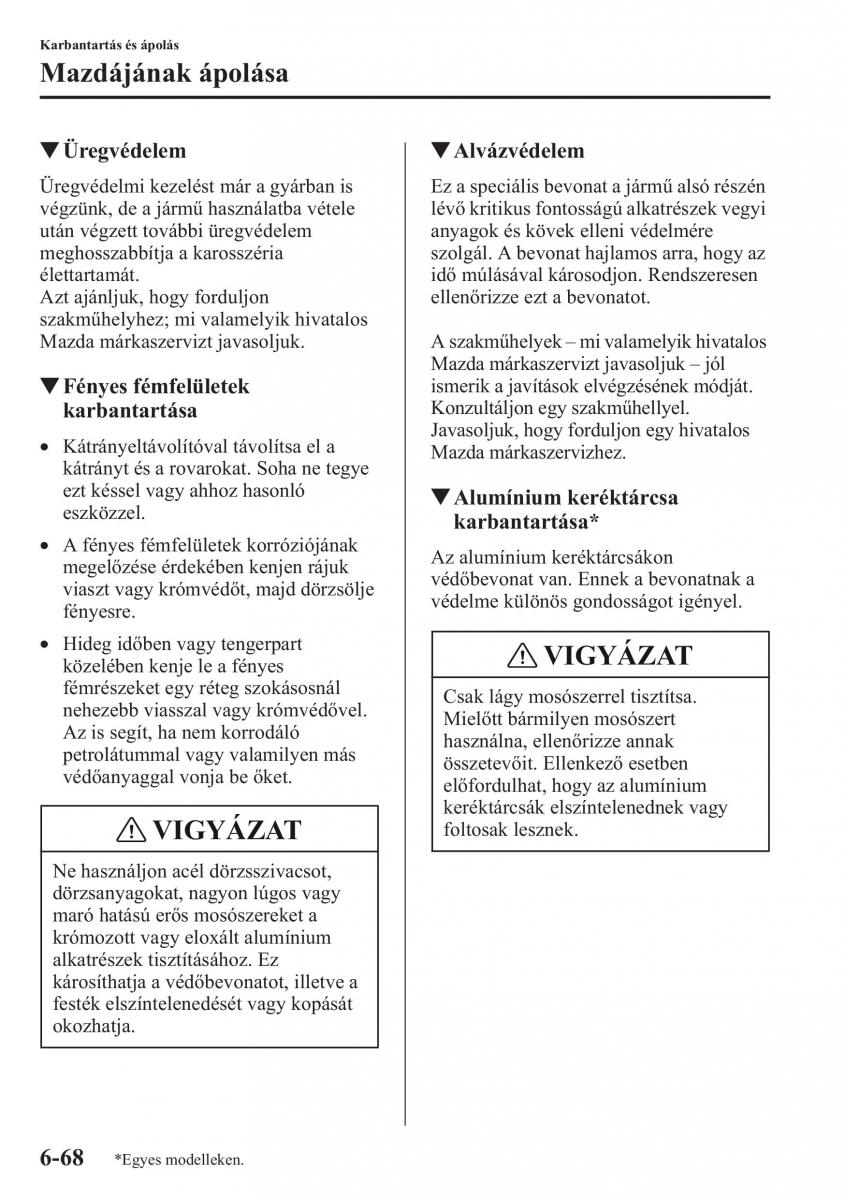 Mazda CX 5 Kezelesi utmutato / page 493