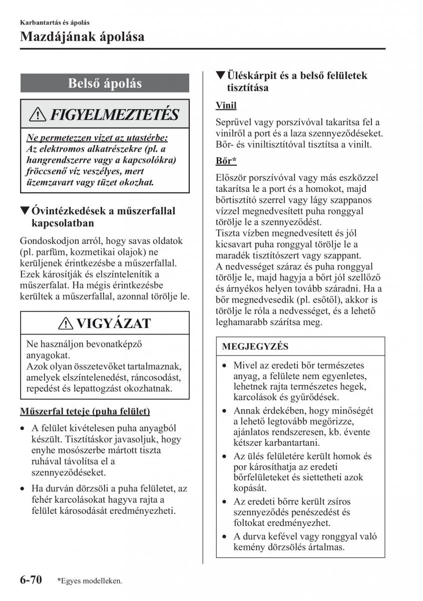 Mazda CX 5 Kezelesi utmutato / page 495